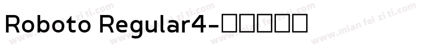 Roboto Regular4字体转换